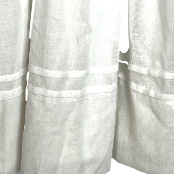 Sarah Louise England Girls White Hand Smocked Embroidered Dress 12 M Heirloom - Picture 5 of 12